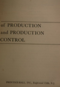 Image of Encyclopedic Dictionary of Production and Production Control