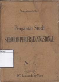 Image of Pengantar Studi Sedjarah Pergerakan Nasional