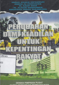 Image of Perubahan demi keadilan untuk kepentingan rakyat