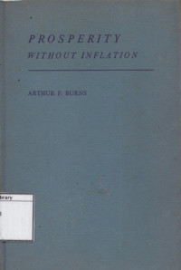 Image of Prosperity Without Inflation