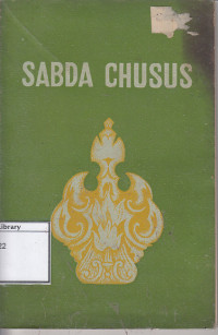 Image of Serat sabda chusus