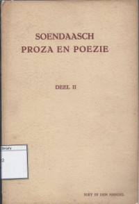 Image of Soendaasch proza en poezie