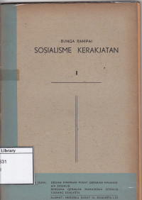 Image of Sosialisme dan kerakjatan