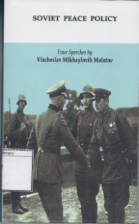 Image of Soviet Peace Policy: Four Speeches