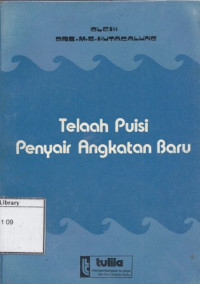 Image of Telaah Puisi Penyair Angkatan Baru