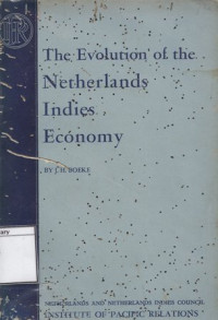 Image of The Evolution of the Netherlands Indies Economy