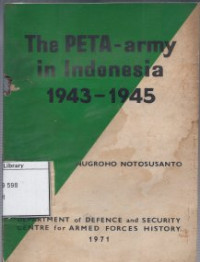 Image of The PETA-Army in Indonesia 1943-1945