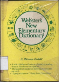 Image of Webster's New Elementary Dictionary