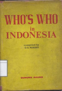Image of Who's Who in Indonesia: Biographies of prominent Indonesian personalities in all fields