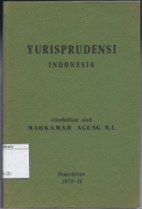 Image of Yurisprudensi Indonesia